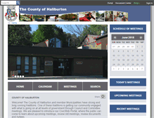 Tablet Screenshot of haliburton.civicweb.net
