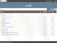 Tablet Screenshot of delta.civicweb.net