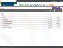 Tablet Screenshot of kamloops.civicweb.net