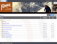 Tablet Screenshot of fernie.civicweb.net